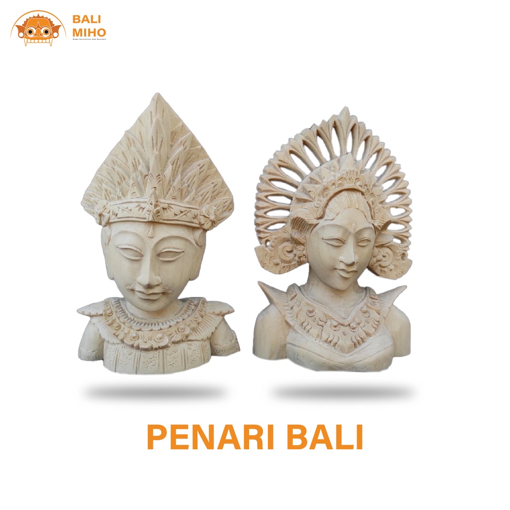 Patung Baris Janger Patung Kecak - Patung Janger - Patung Kayu - Patung Penari Bali - Patung Bali Pa