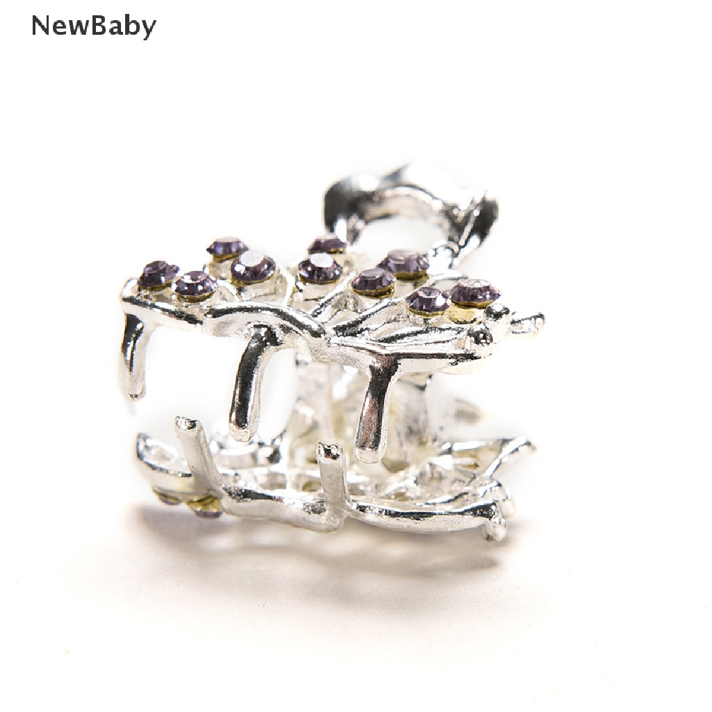 NewBaby Style New Crystal Flower Mini Hair Claw Clamp Hair Clip Hair Pin  ID