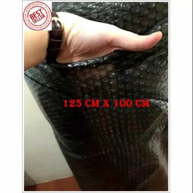 

Plastik Bubble Wrap. Hitam pelundung