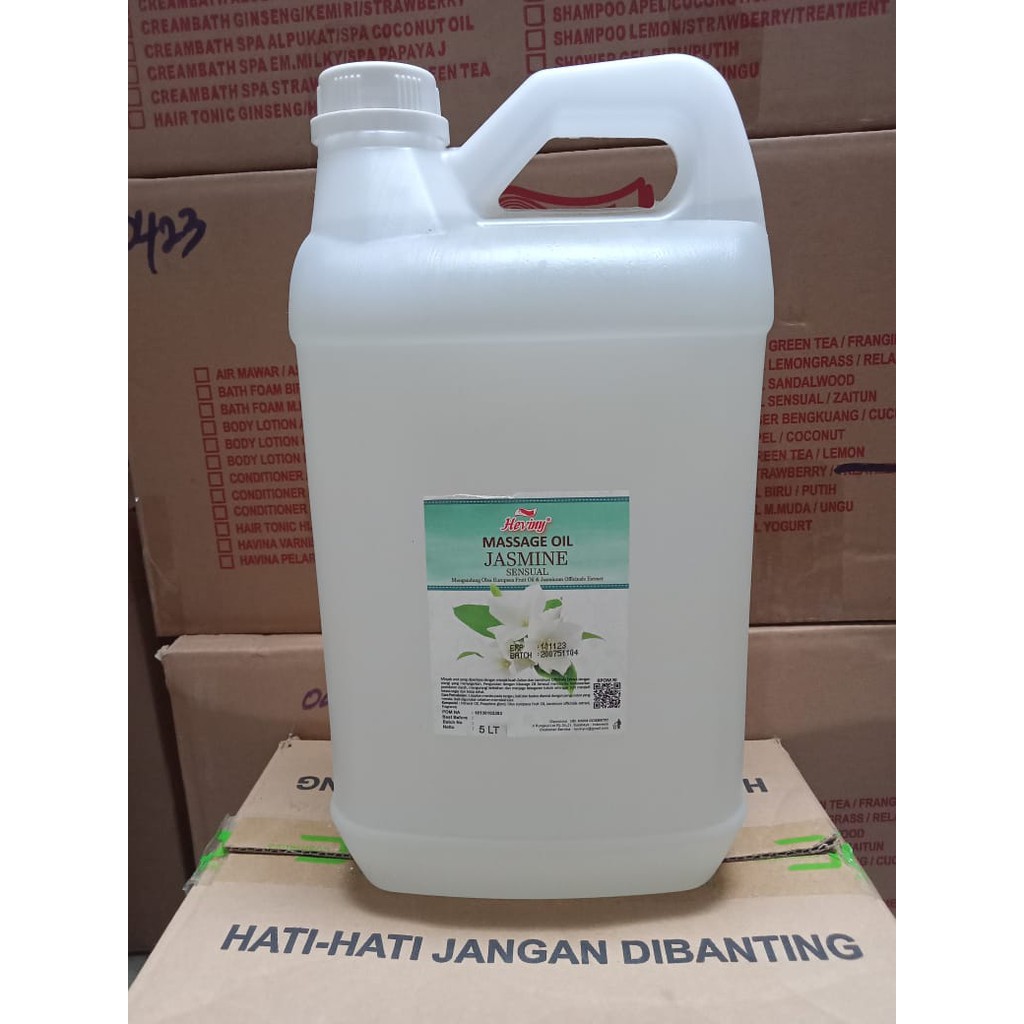 HEVINY MASSAGE OIL 5 LITER JASMINE @MJ