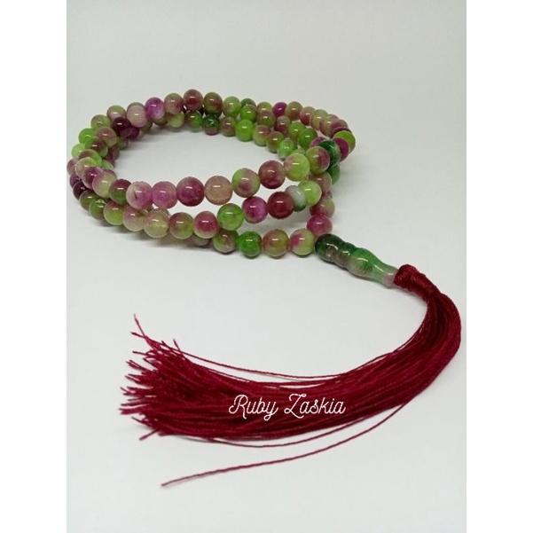 TASBIH BATU 99 BUTIR 8 MM 100% NATURAL
