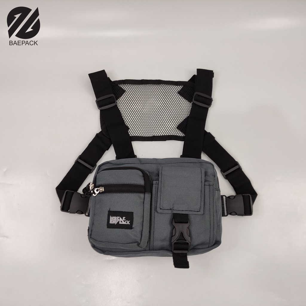 Tas Dada / Chest Bag dengan Lubang Headset Edgar baepack / Tas Untuk Pengendara Motor / original dan Premium / Cowok - Pria