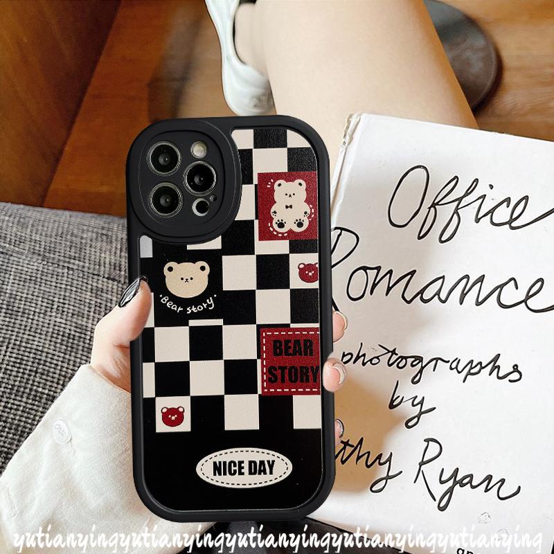 Casing TPU Xiaomi Redmi 10A 10C 9T 9C NFC 10 9A 9 Redmi Note 10 11s 8 9s 9pro 10s 11 9 10pro Max Plus POCO X3 NFC Motif Papan Catur