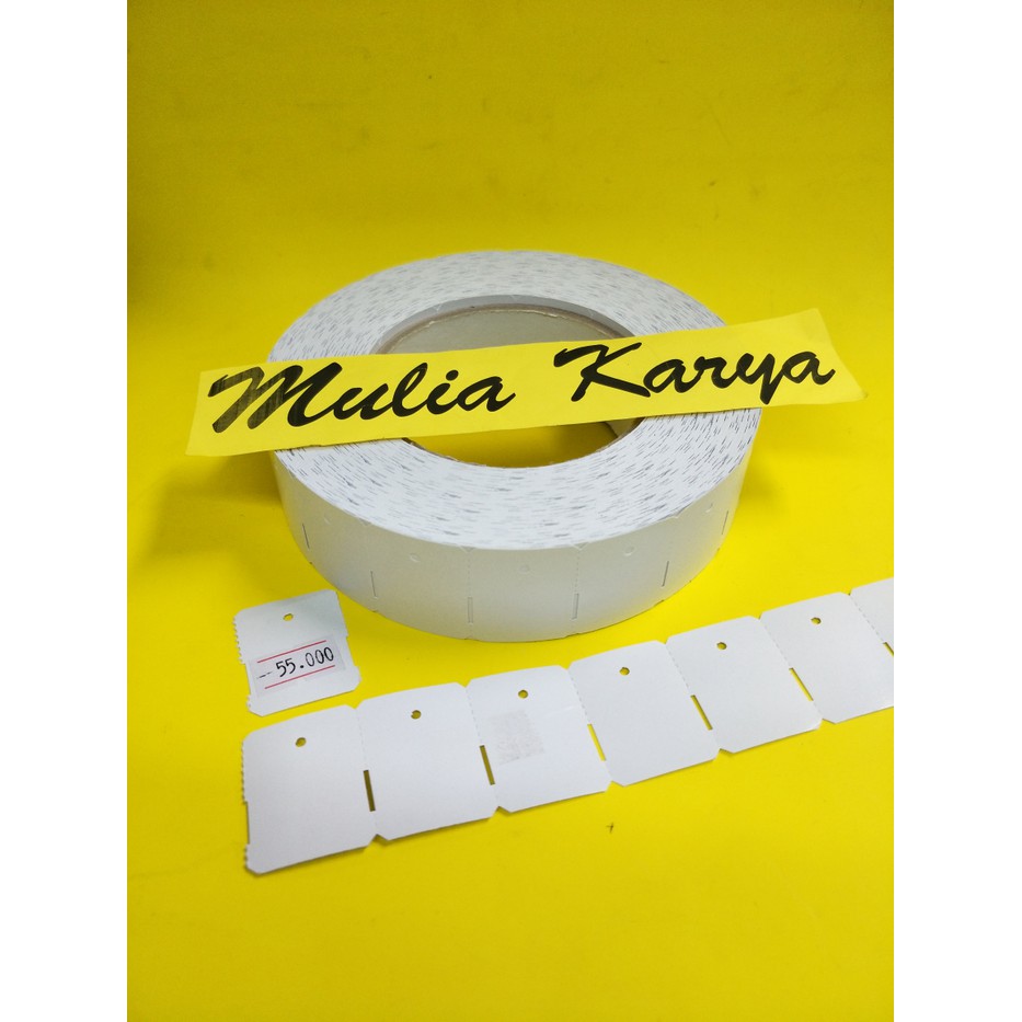 

Karton price tag / Kertas tag harga