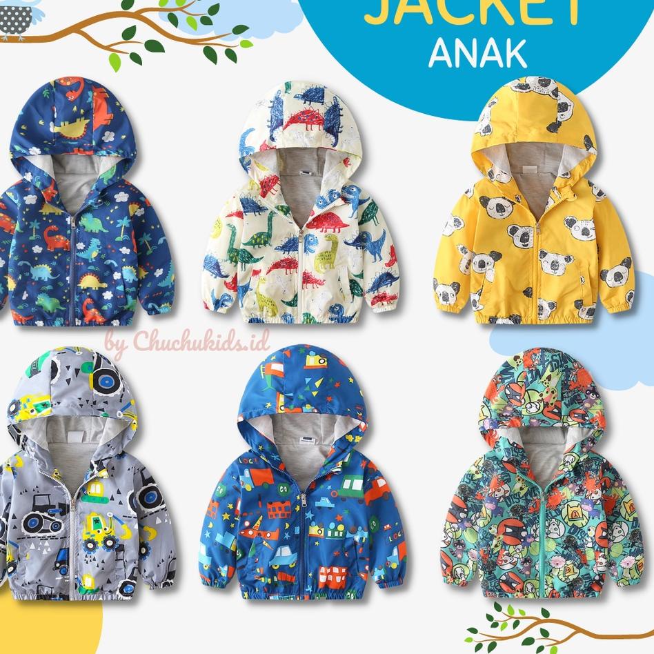 Serbuuuu.. Jaket Anak Hoodie Coat Anak Karakter Laki-laki Perempuan jaket anak karakter