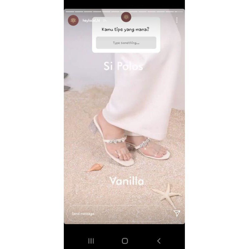 aegean sandal Vanilla No.37 Local.id