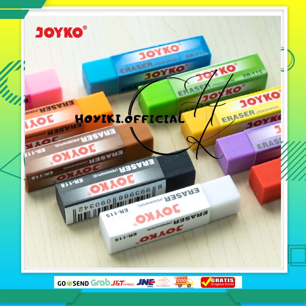 

Penghapus Eraser Joyko ER-115 Satuan Penghapus Pensil