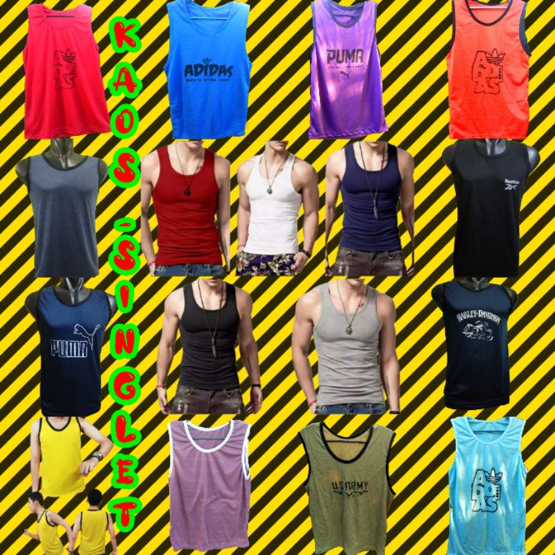 kaos singlet / pakaian dalam / singlet pria / kaos pria / pakaian pria premium / pakaian pria