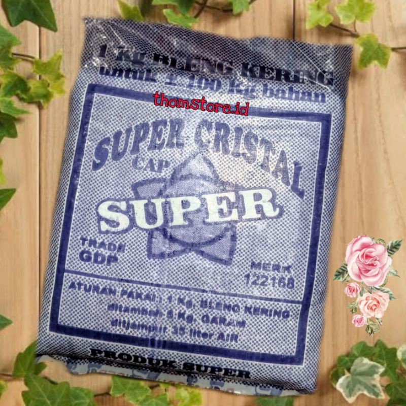

Ready Promo pengenyal Super 1KG Putih kristal bisa +/- 100kg bahan