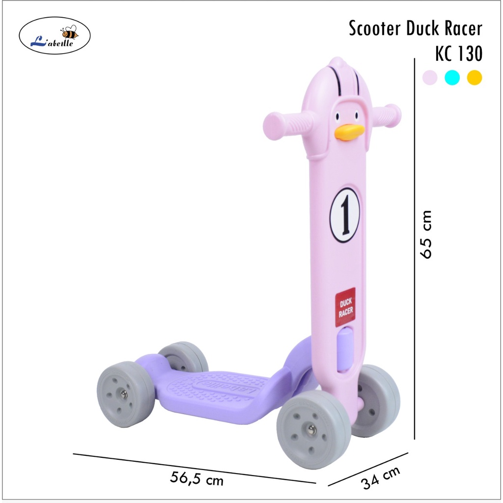 Labeille KC 130 Scooter Duck Racer Skuter Otoped Anak