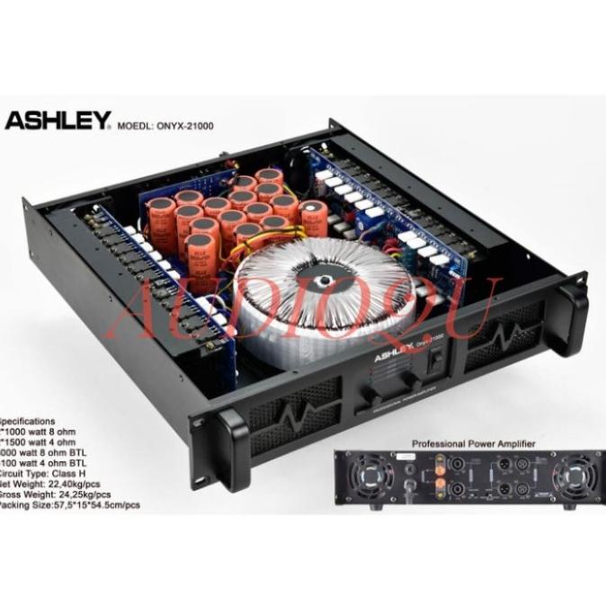 POWER AMPLIFIER ASHLEY Onyx 21000 / Onyx21000 / Onyx-21000 ORIGINAL