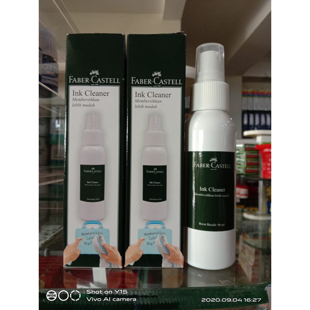 

Faber-Castell Ink Cleaner 90ml / Pembersih Tinta / Pembersih Papan Tulis atau Whiteboard