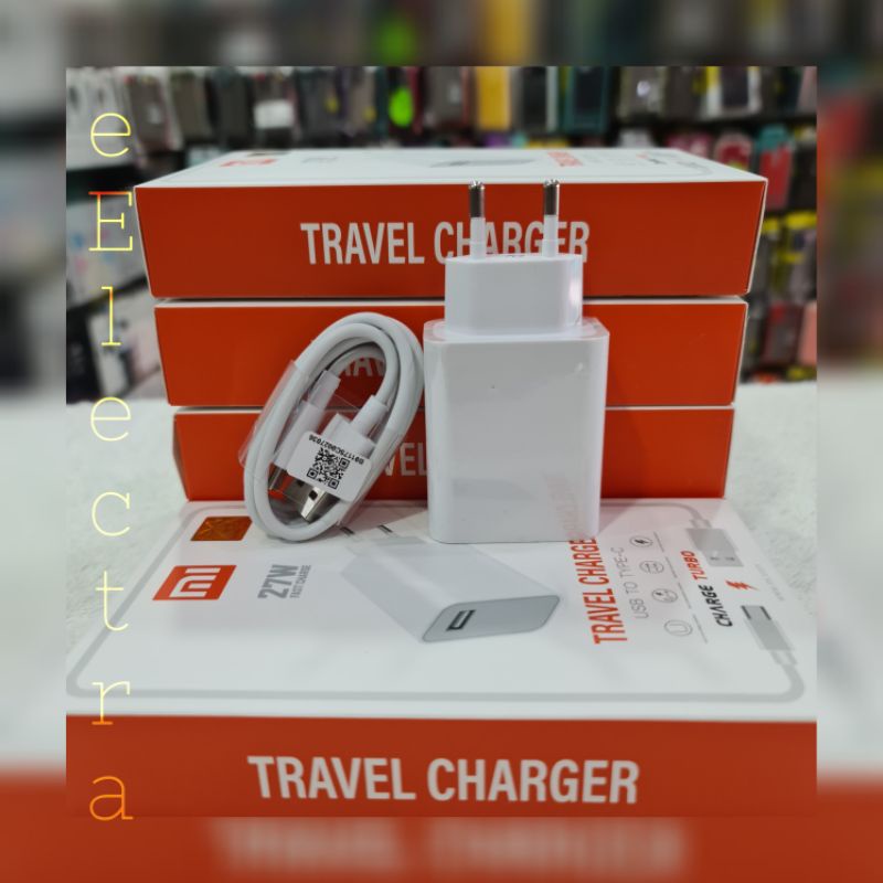Charger Original Xiaomi Charger Turbo USB Type C 27W Fast Charge