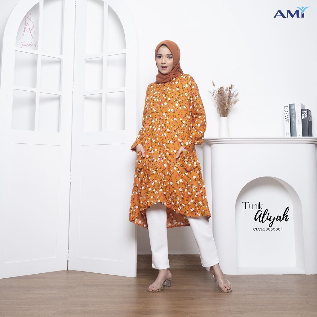 Baju Muslim Tunik Terbaru Murah Grosir dan Ecer SAIDAH TUNIK ALIYAH HILOW