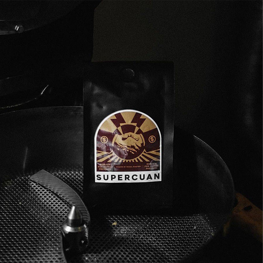 

KOPI FINE ROBUSTA SUPERCUAN BAHAN BAKU ES KOPI | BIJI / BUBUK 200 GRAM