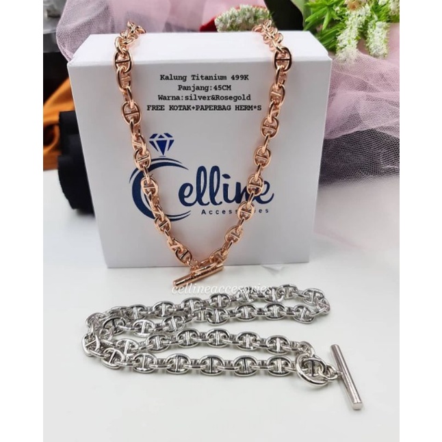 KALUNG TITANIUM ROSEGOLD|KALUNG SILVER TITANIUM|KALUNG TITANIUM SILVER