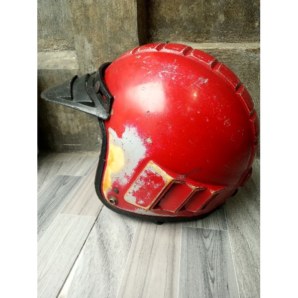 helm robot merah original