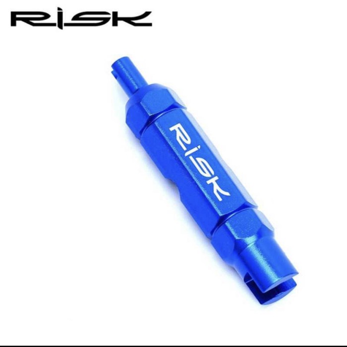 RISK kunci pas Pentil Sepeda 3 in 1 Bike valve wrench Schrader Presta