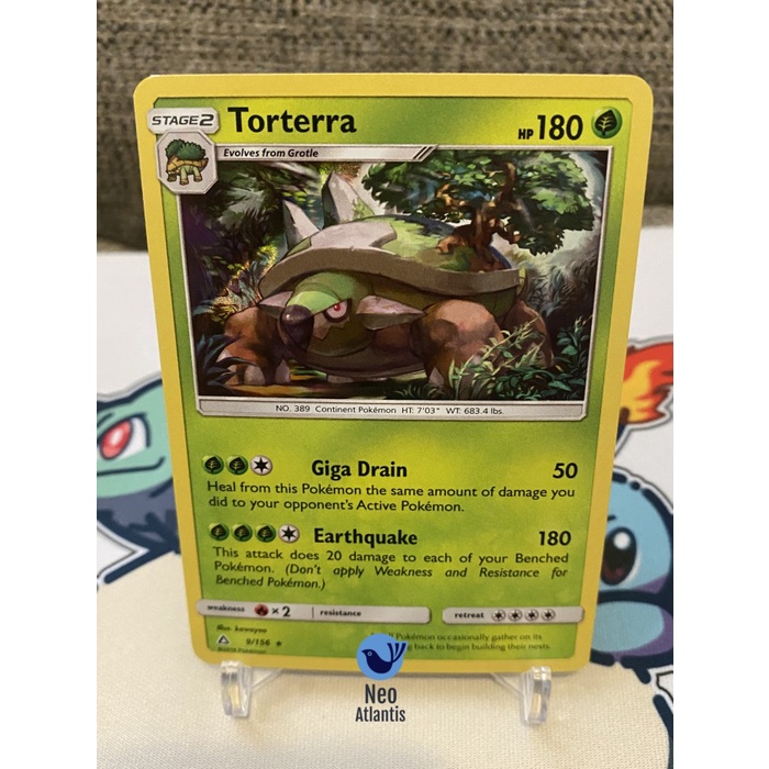 Pokemon TCG English Torterra - 9/156 - Holo Rare Ultra Prism