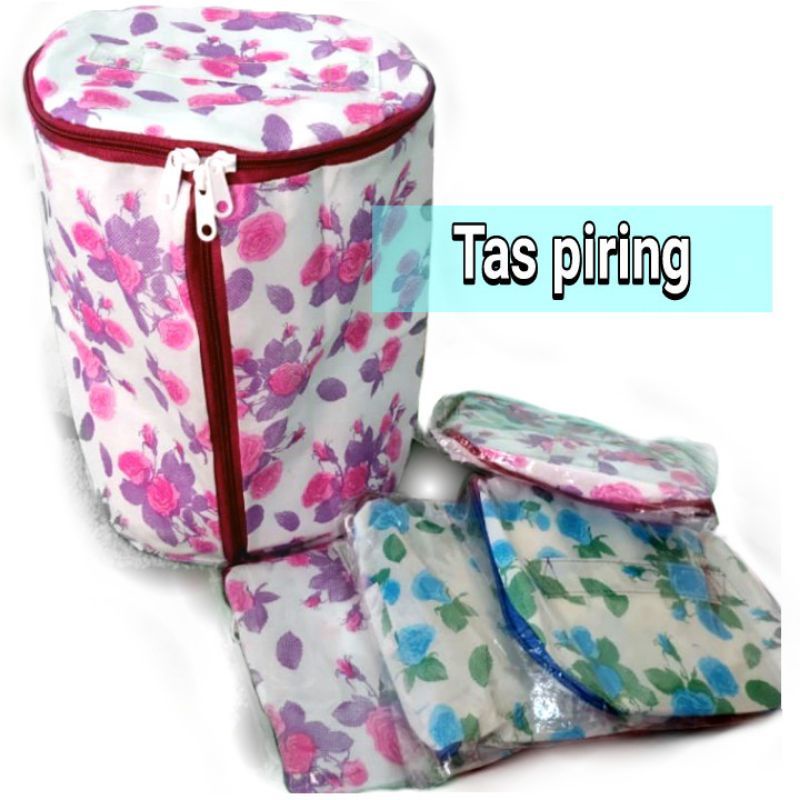 Tempat Piring Tas Piring Tempat Piring Anti Debu Sarung Piring