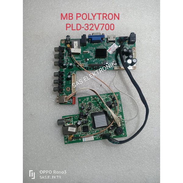 MB MOTHERBOARD MAINBOARD MESIN TV LED POLYTRON 32 INCH PLD32V700 PLD-32V700