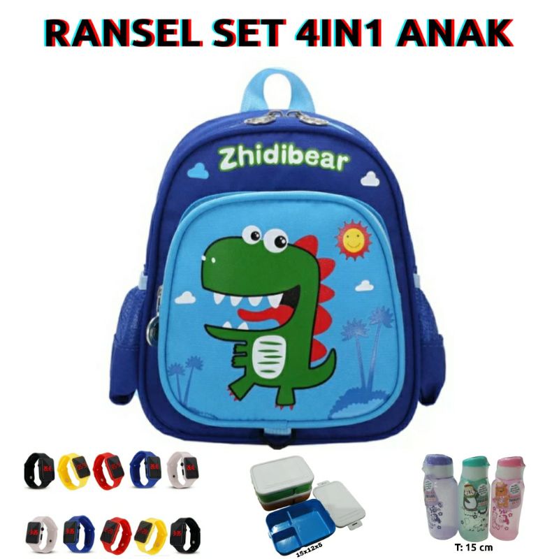 dem_sare / DS1139 - Tas Sekolah HELLODUDE Anak Laki-Laki Anak Perempuan Backpack Sekolah Anak PAUD TK SD Tas Ransel Mini Anak Terbaru karakter Cartoon