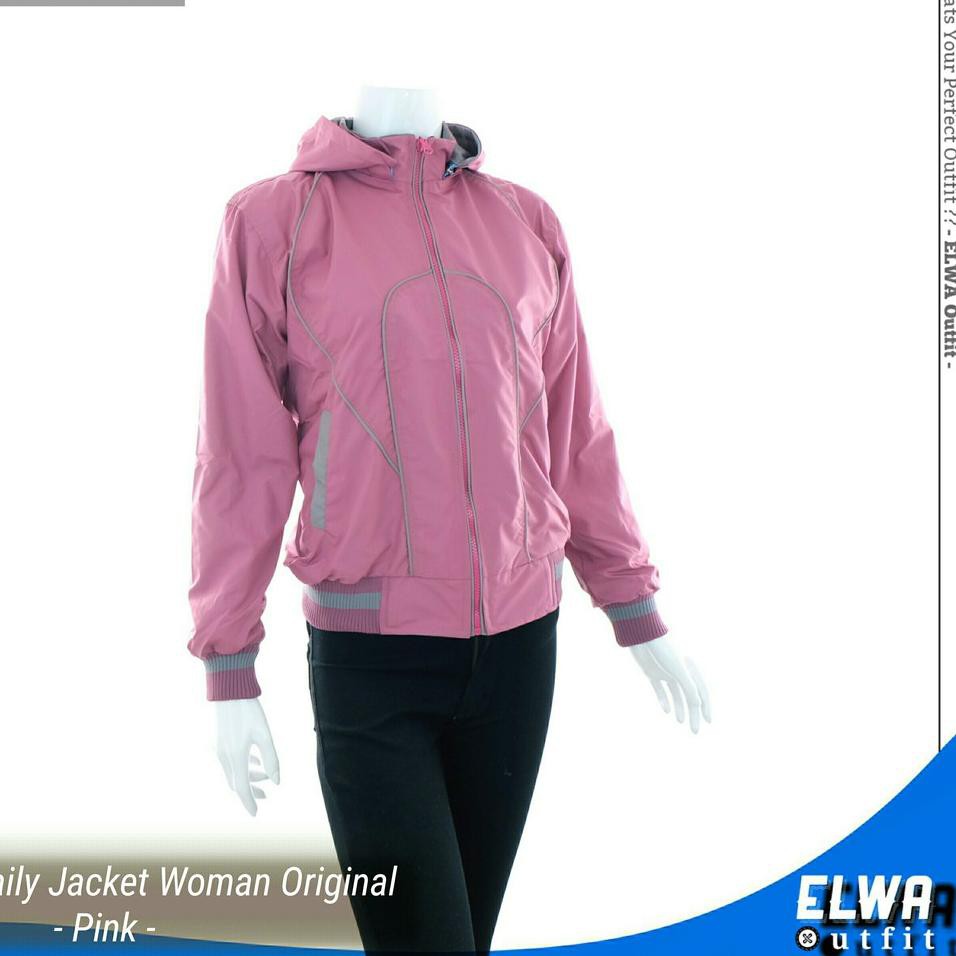 ♣ 2344 Jaket Motor Harian Bolak Balik Anti Angin Waterproof Wanita Cewek Original Distro Murah – Pin