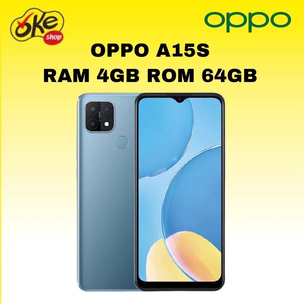 Oppo A15S Smartphone (4GB / 64GB)-Blue
