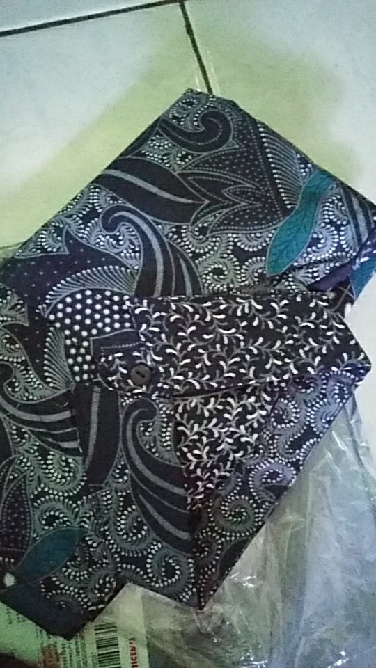 Batik Pria Lengan Pendek Premium Batik Berkah Hrb026 Motif Keratonan Kode 002 Size M L Xl Xxl