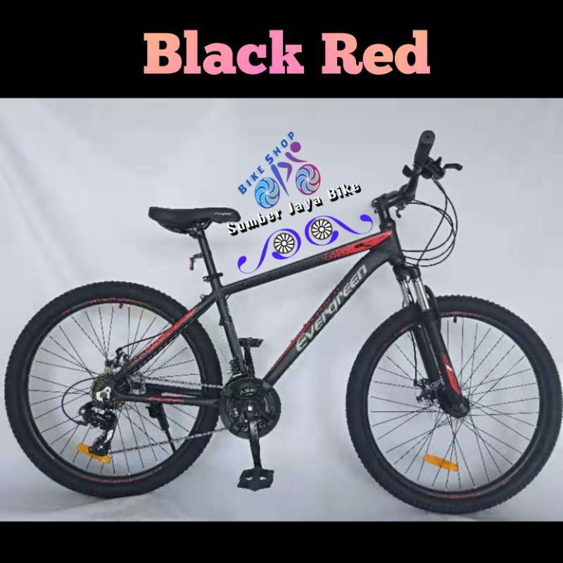 Sepeda MTB 26 inch Evergreen Frame Alloy 24Speed Inner Cable