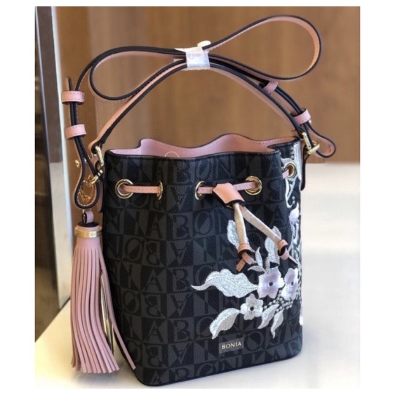 BONIA SERUT HITAM BORDIR ORI