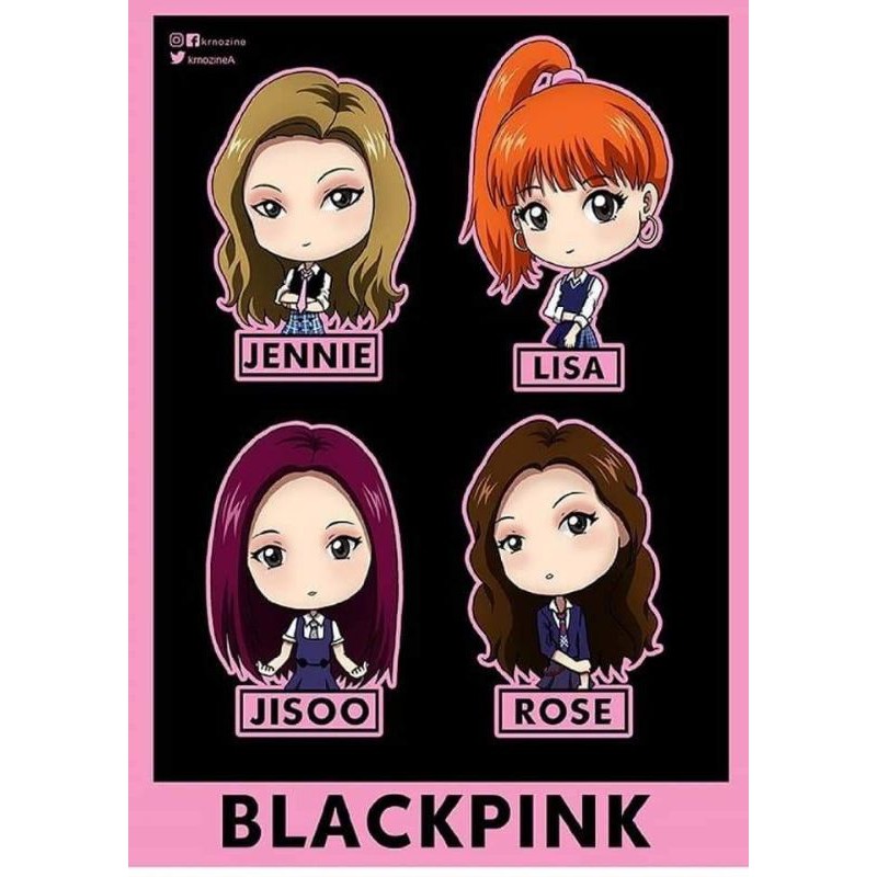 

STICKER BLACK PINK/ STICKER KPOP/ STICKER TUMLR AESTHETIK TERMURAH