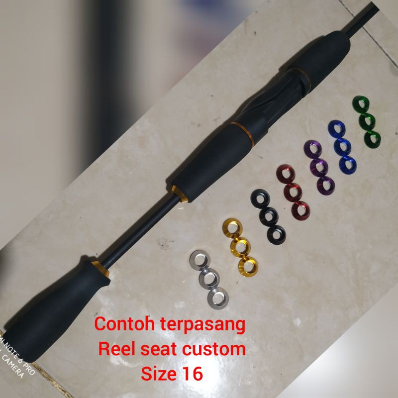 Reel seat 16 custom japan style 1 set 3pcs WC & 2pcs ring gimbal