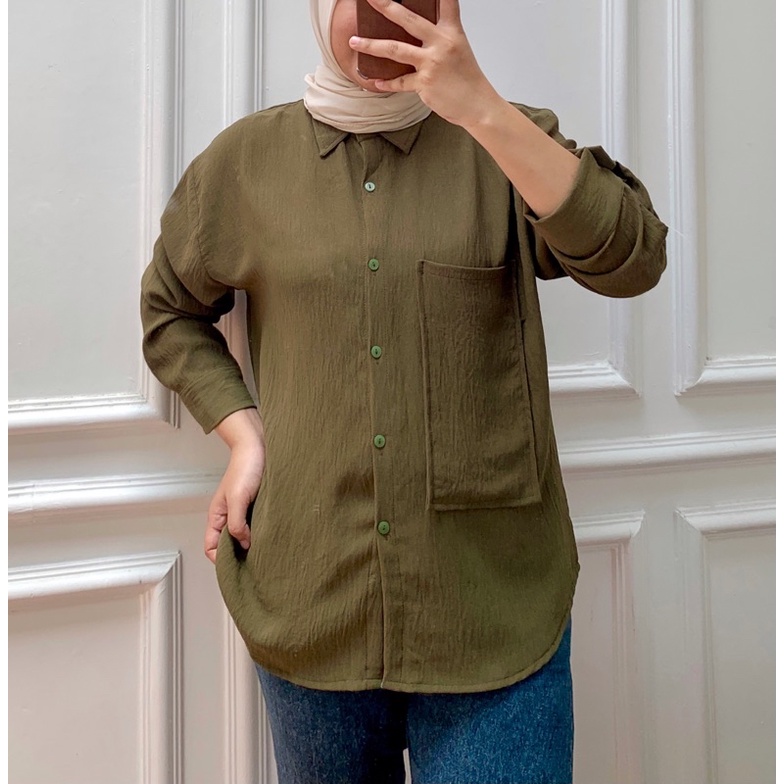 SAZUKA TOP BLOUSE AIRFLOW SAKU SATU