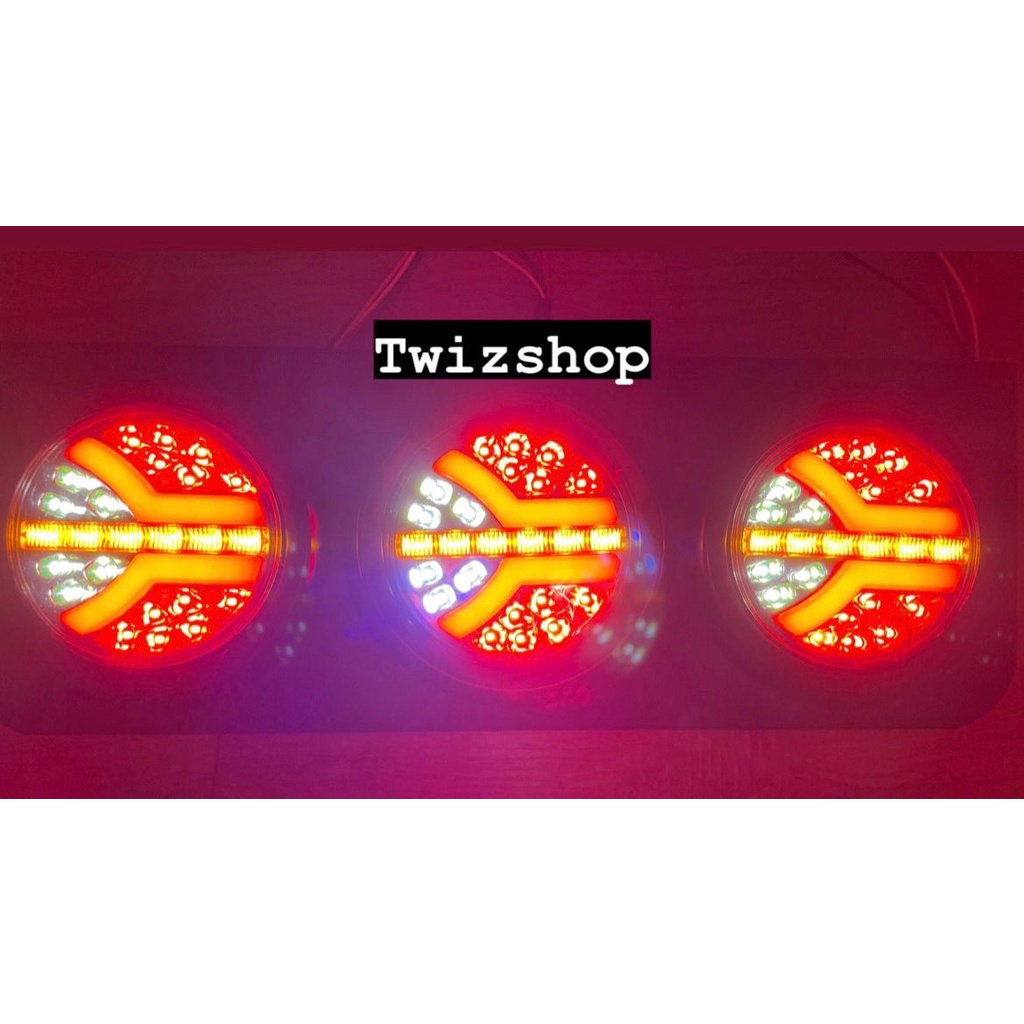 Stop Lamp 24 Volt Truk Model Bulat / Lampu Rem Truck 24V Model Bulat