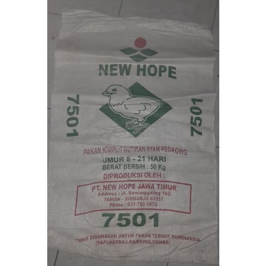 karung pakan ayam 50kg