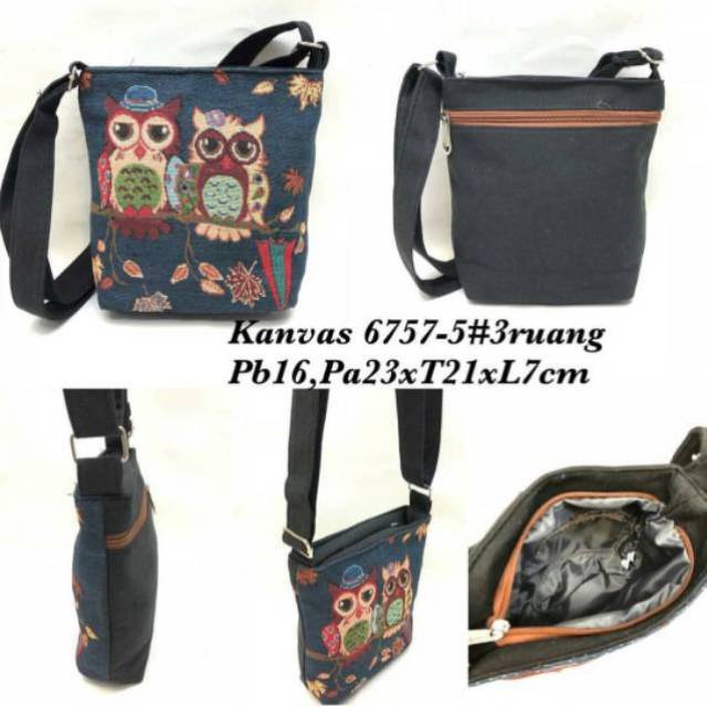 Tas etnik slempang Bangkok  tas Thailand souvernir tas thailand