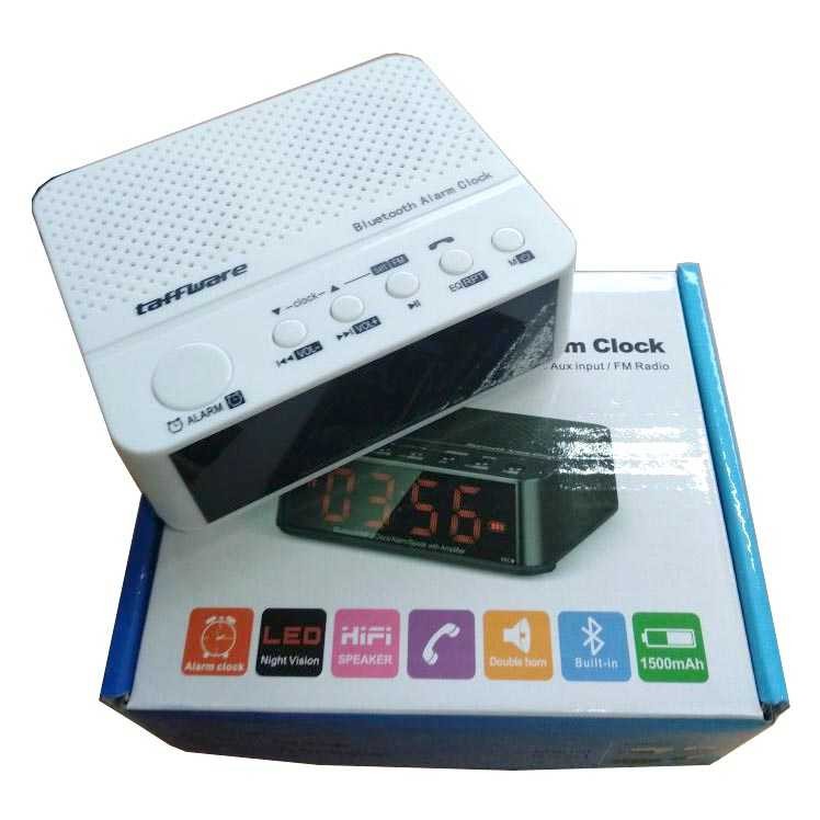 Taffware Jam Alarm Dengan Speaker Bluetooth - BC-01