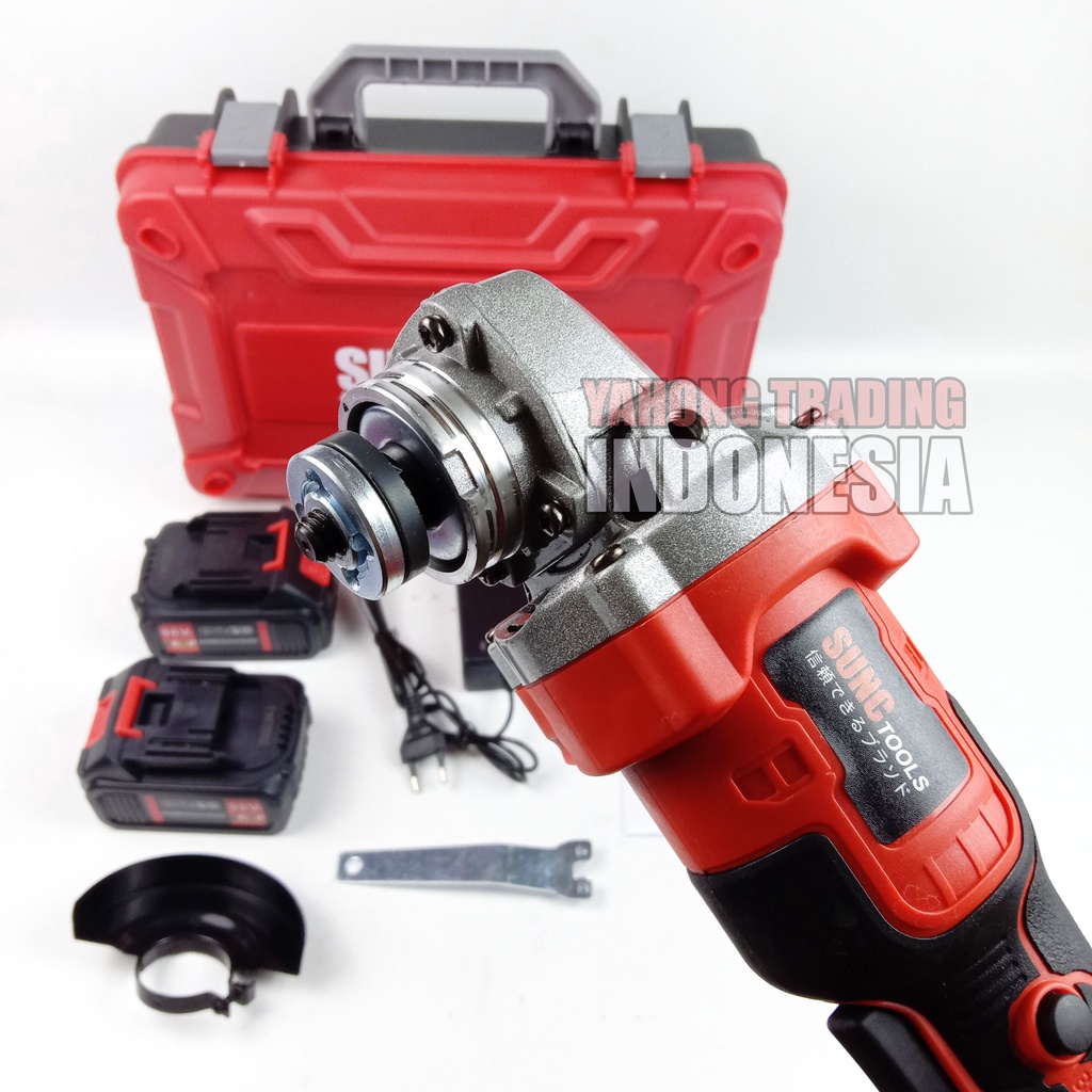 Mesin Gerinda Baterai Cordless Angle Grinder 98VF 98V  98 V SUNC TOOLS