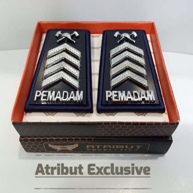 PANGKAT PEMADAM DAMKAR PDH AKRILIK GOLONGAN 2 GOL II 2A 2B 2C 2D