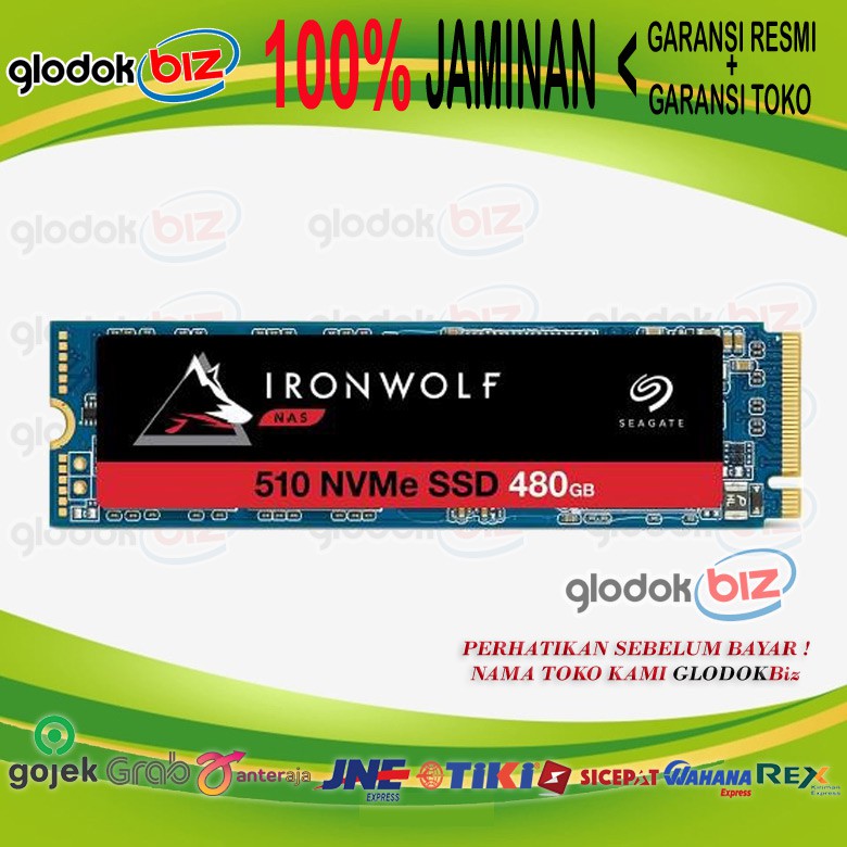 Seagate Ironwolf 510 M.2 2280 NVMe SSD 480GB For NAS