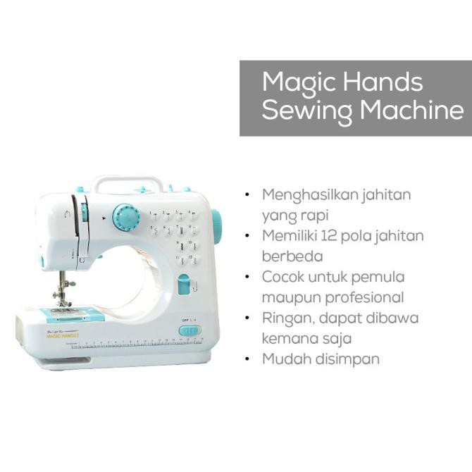 NEW / Mesin Jahit Portable Magic Hands Pemula | Sewing Machine | Oshop / Berkualitas