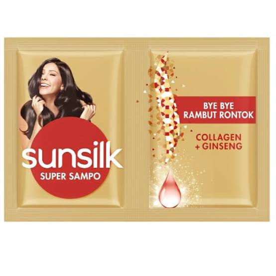 Sunsilk Rambut Rontok Collagen + Ginseng Super Shampoo Sachet 9ml