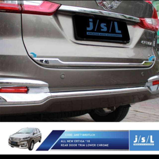 List pintu belakang all new Ertiga chrome jsl