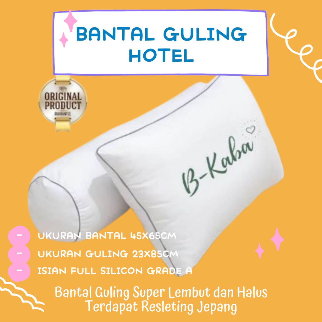 Bantal Hotel Bantal Guling Hotel Bintang 5 Premium Empuk Bagus Tebal Bantal Kepala Bahan Silicon Ber