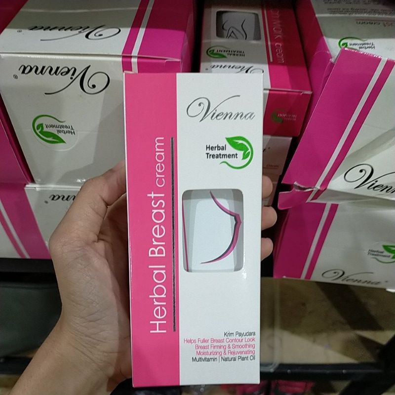 [bisa COD ]~ PENGENCANG PAYUDARA BPOM VIENNA BREAST CREAM SACHET 30ML