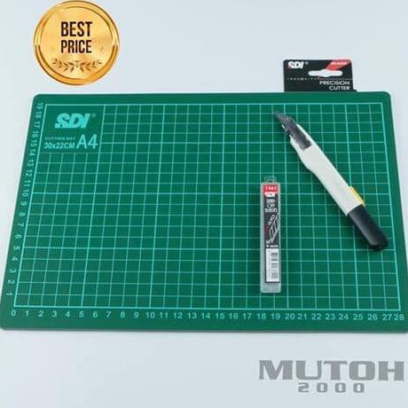 

Dijual Cutting Mat Sdi A4 + Ingenuity Precision Cutter 0443C + Refill 1361 Terlaris