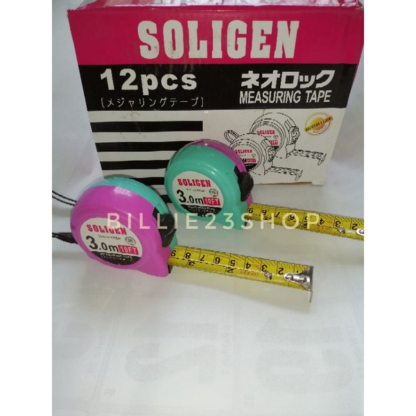 Meteran Tukang 3 Meter/Meteran/SOLIGEN
