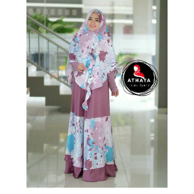 Gamis elegant lebaran Raniya series by Athaya Hijab