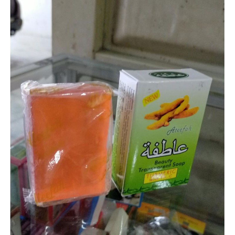 Sabun Arab Beauty Soap Turmeric Ateefah Rumah Cantik 354 Sabun Pembersih Wajah Yang Mencerahkan Membersihkan Menyamarkan Noda Hitam di Wajah Serta Dapat Meregenerasikan Kulit Wajah